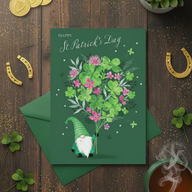 Cartão De Festividades Happy St Patrick’s Day Irish Greeting Card (Criador carregado)