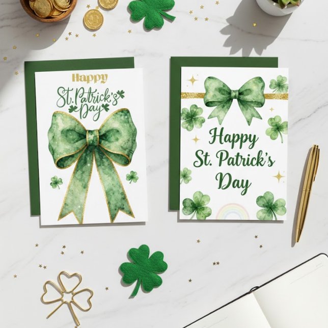 Cartão De Festividades Happy St Patrick’s Day Irish Greeting Card (Criador carregado)