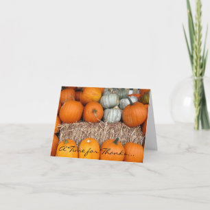 Cartão De Festividades Happy Thanksgiving 2010 Pumpkin Notecard