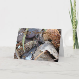 Cartão De Festividades Happy Thanksgiving - Card