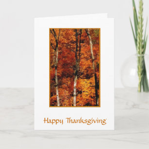 Cartão De Festividades Happy Thanksgiving Card