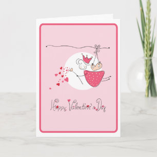 Cartão De Festividades Happy Valentine`s Day