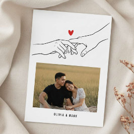 Cartão De Festividades Happy Valentine’s Day Custom Photo Collage Holiday