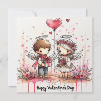 Cartão De Festividades Happy Valentines Day Card