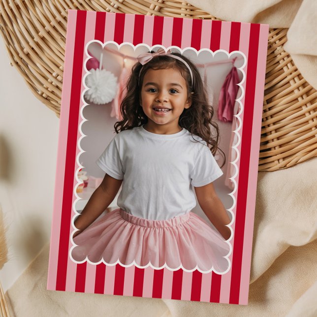 Cartão De Festividades Happy Valentine's Day Custom Photograph Modern (Criador carregado)