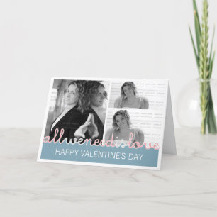 Cartão De Festividades Happy Valentines Photo Greeting Card   3 Images
