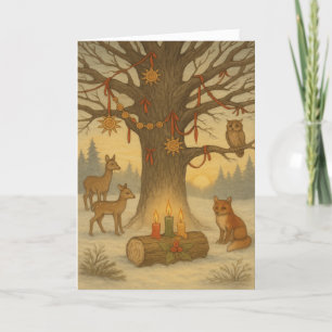 Cartão De Festividades Happy Yule