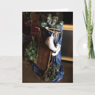 Cartão De Festividades Har-Ber Village skates 2013c   Greeting Card