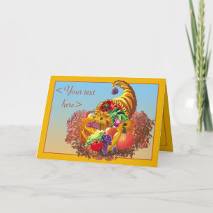 Cartão De Festividades HARVEST CUSTOM card