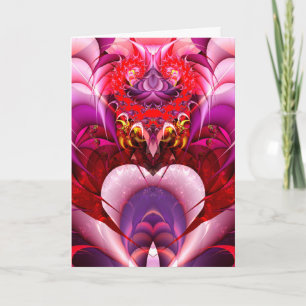 Cartão De Festividades Have a Fractal Valentine Card