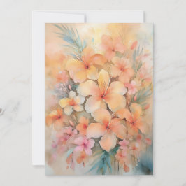 Cartão De Festividades Hawaiian Dreamy Hibiscus