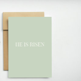 Cartão De Festividades He Is Risen Christian Easter Card