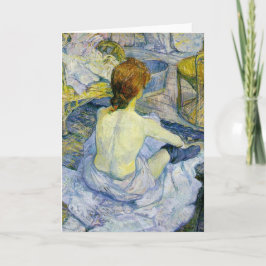 Cartão De Festividades Henri Toulouse Lautrec - o GC do banho