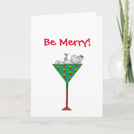 Cartão De Festividades Hipopótamo tipsy-tini's