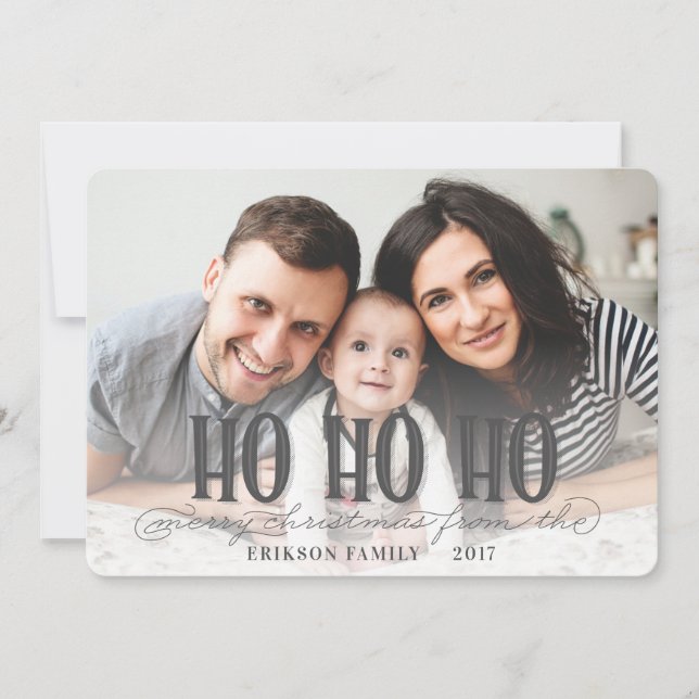 CARTÃO DE FESTIVIDADES HO HO (Frente)