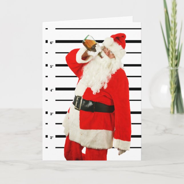 Cartão De Festividades Ho Ho Ho (Frente)