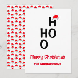Cartão De Festividades Ho Ho Ho: Feliz Natal
