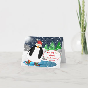 Cartão De Festividades Ho!Ho!HO! Feliz Natal!