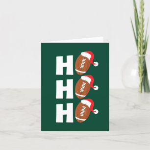 Cartão De Festividades Ho Ho Ho Futebol Engraçado Natal Season Humor