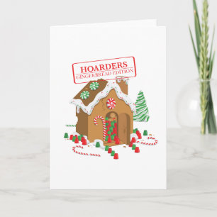 Cartão De Festividades Hoarders do feriado