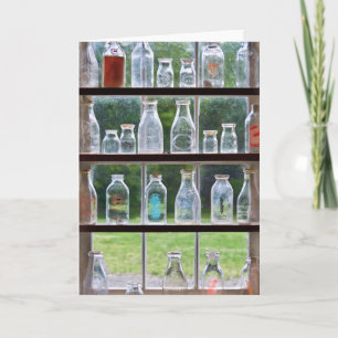 Cartão De Festividades Hobby - Coletor - Frascos de Leite