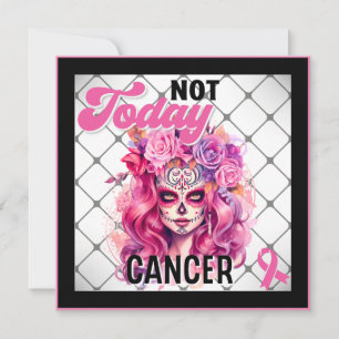 Cartão De Festividades Hoje em dia - Sensibilização do Cancer