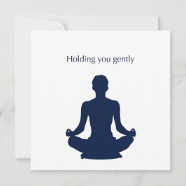 Cartão De Festividades Holding You Gently Art Card