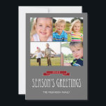 Cartão De Festividades Holiday Banner Holiday Photo Card<br><div class="desc">Celebrate the season with this modern and stylish holiday card from Berry Berry Sweet. 

 Matching products:</div>