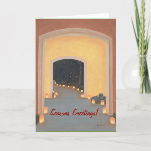 Cartão De Festividades Holiday Card "Festival of Light" Southwest Theme
