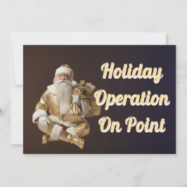 Cartão De Festividades Holiday Card with happy party