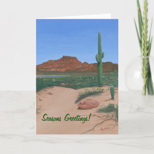 Cartão De Festividades Holiday Card "You Rock My World" Southwest Theme