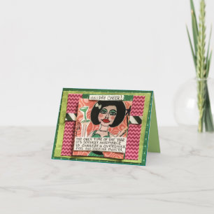 Cartão De Festividades Holiday cheers card- it's the only time of year