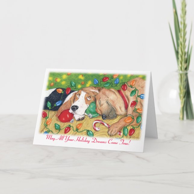 Cartão De Festividades Holiday Dreamin' (Frente)