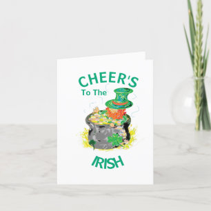 Cartão De Festividades Holiday G Card: Irish Cheer's