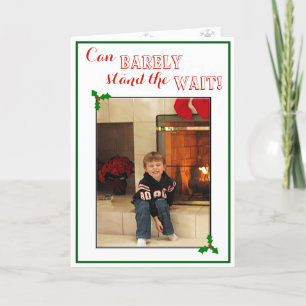 Cartão De Festividades Holiday Photo Christmas Greeting Card
