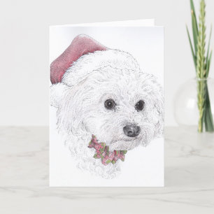 Cartão De Festividades Holiday Puppy