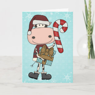 Cartão De Festividades Holiday Season Gifts - Cow