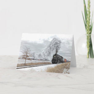 Cartão De Festividades Holiday Train Holiday Card