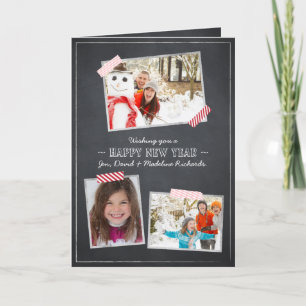 Cartão De Festividades Holiday Wishes - Chalkboard Card