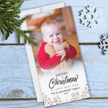 Cartão De Festividades Holly Berries Feliz Natal Ano Novo Foto<br><div class="desc">Holly Berries Feliz Natal e Feliz ano novo Cartão de Natal são muito modernos com bagas sagradas e tipografia moderna e de roteiro. Adicione sua foto favorita.</div>