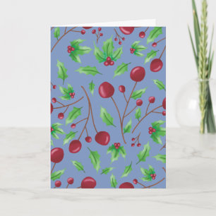 Cartão De Festividades Holly Berry 2026