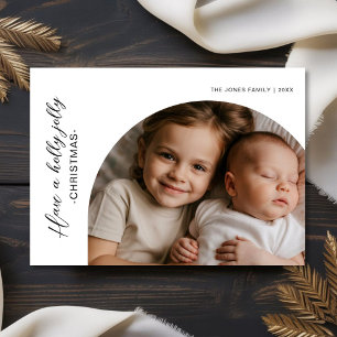 Cartão De Festividades Holly Jolly Squad — Feliz Natal da nossa tripulaçã