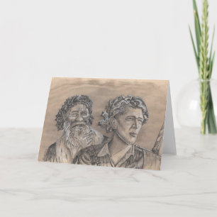 Cartão De Festividades Holly King Oak King