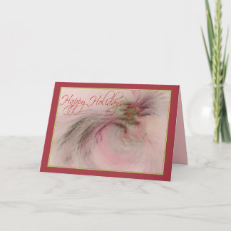 CARTÃO DE FESTIVIDADES HOLLY 'N BERRIES