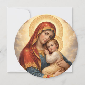 Cartão De Festividades Holy Mother of God – Divine Love & Protection´11