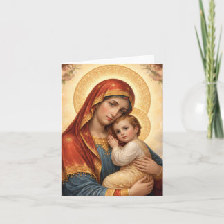 Cartão De Festividades Holy Mother of God – Divine Love & Protection´11