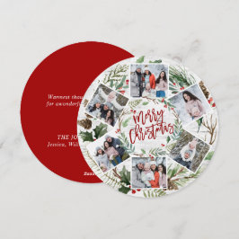 Cartão De Festividades Homenagem a Holly Berry Birry, Latido 6 FOTO