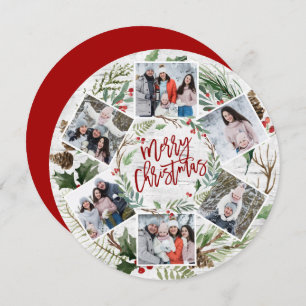 Cartão De Festividades Homenagem a Holly Berry Birry, Latido 6 FOTO