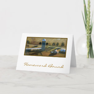 Cartão De Festividades Homeward Bound Thanksgiving Card
