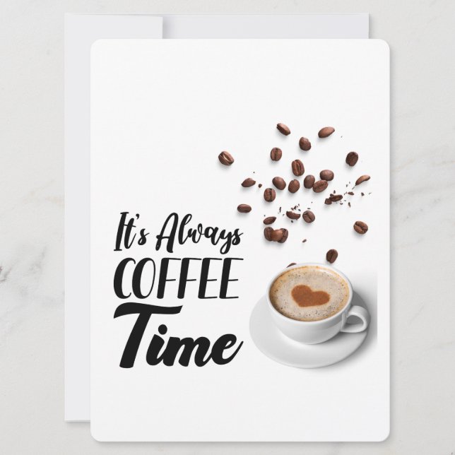 CARTÃO DE FESTIVIDADES HORA DO CAFÉ (Frente)